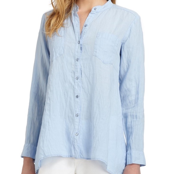Eileen Fisher Linen Blouse Flash Sales 